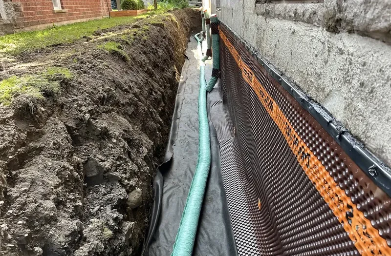 Så påverkar dränering runt huset hela trädgården